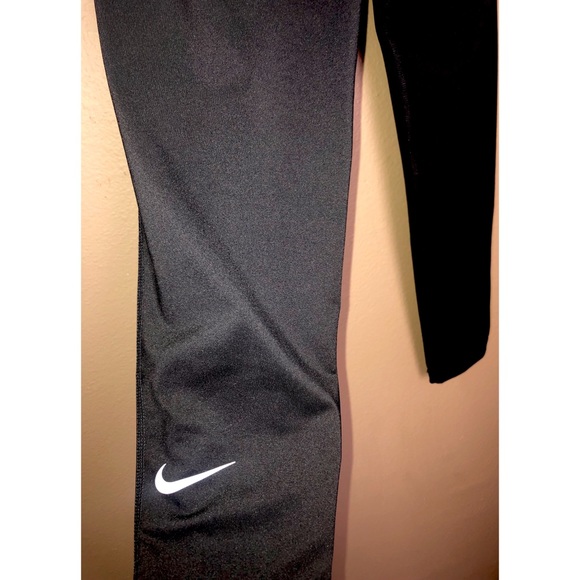 NIKE PRO | Black Dri Fit Workout Legging Pants L - Picture 4 of 8